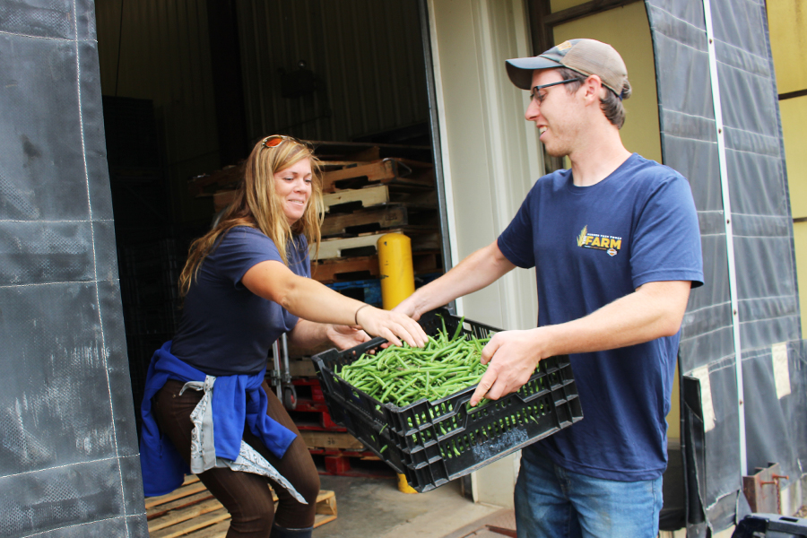 Sarah Wisniewski & Kyle Koch of The Hunger Task Force Farm