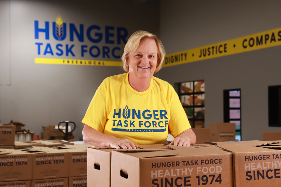 Volunteer Jill Valuch reflects on 25-years of service at Hunger Task Force