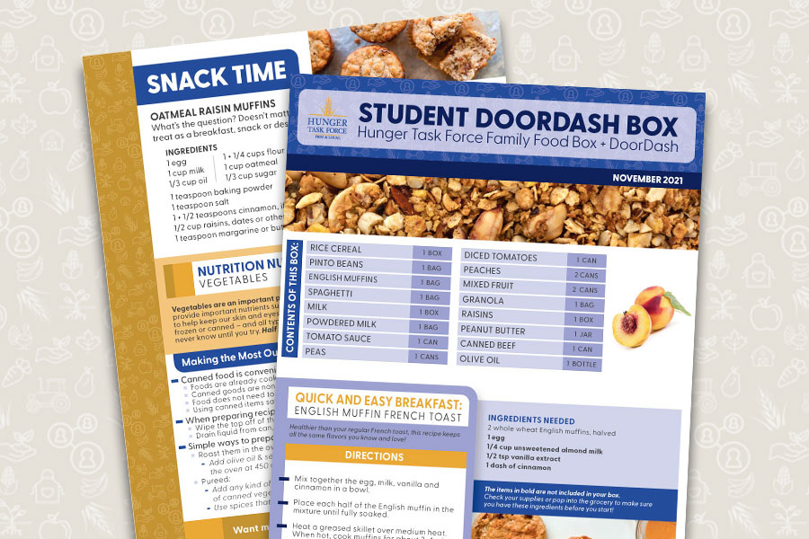 Student DoorDash Program provides students learning remotely with nutritious home-delivery meal boxes