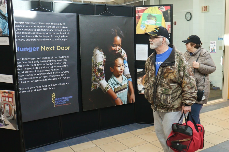 Hunger Next Door photo exhibit continues tour through Wisconsin communities