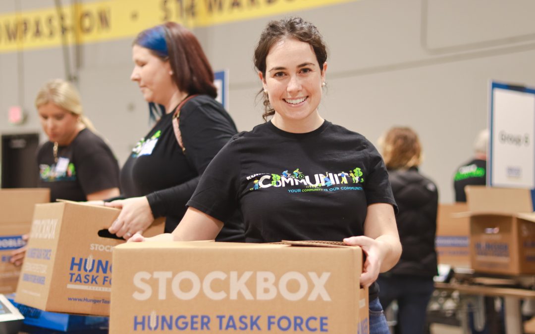 Hunger Task Force and Kohl’s Team Up for “Double-Double” Build and Food Sort