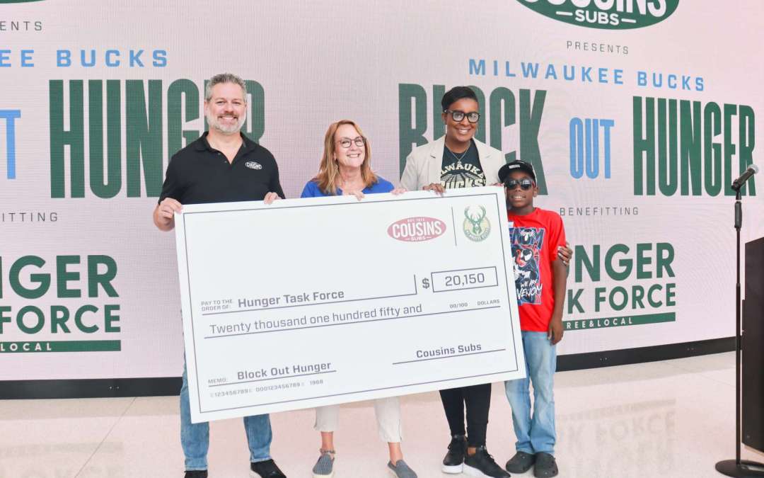 Block Out Hunger Campaign Leads to $20,150 Gift from Cousins Subs