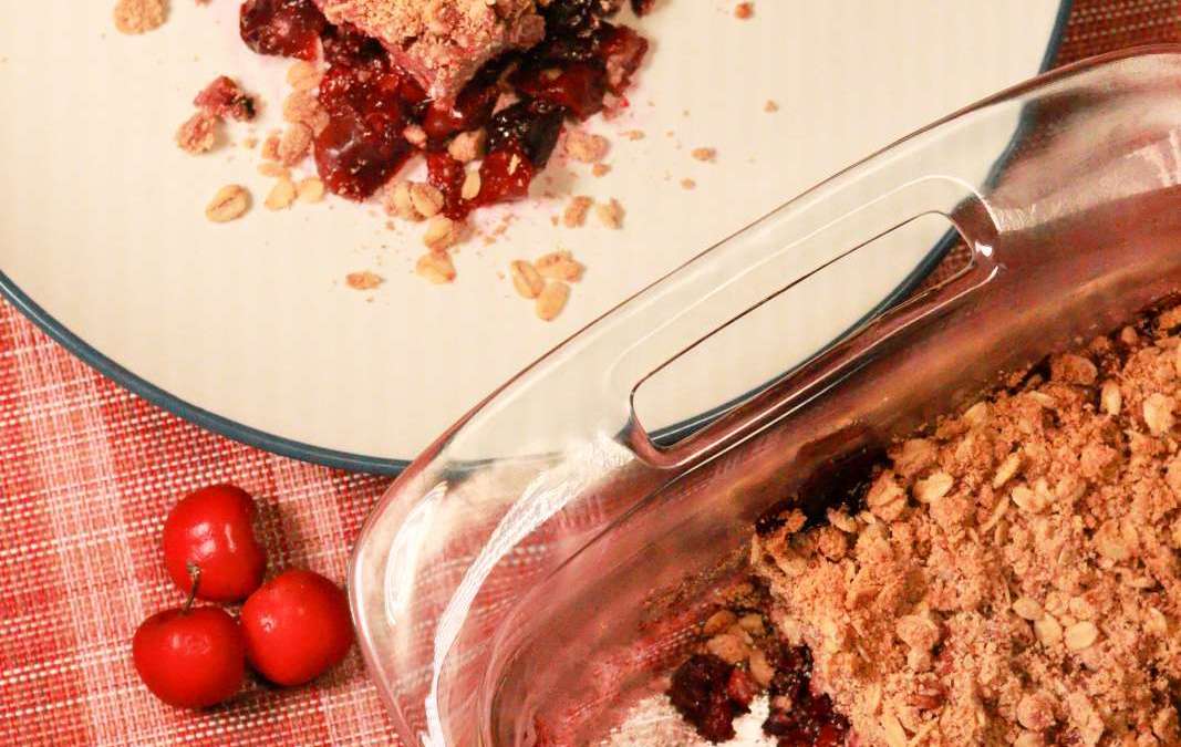 Cherry Oat Crumble