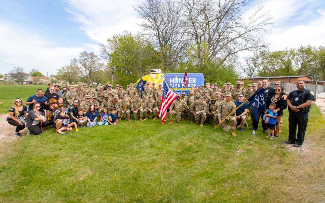 U.S. Army Reserve and Milwaukee Police Department Host Ruck March Benefiting Hunger Task Force