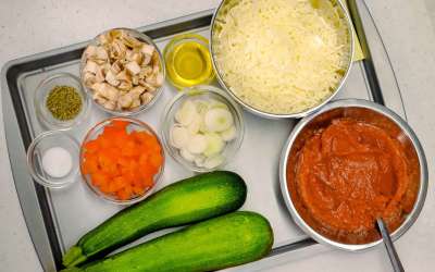 Zucchini Pizza Boats