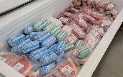 The Connecting Farms to Families Program enables West CAP to Stock its Pantry with Locally Sourced Beef, Pork and Cheese